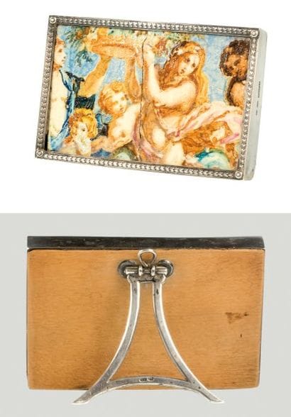 Cadre en argent de la Maison CARL FABERGE,...