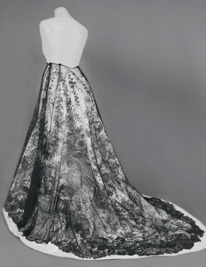 Exceptionnelle jupe ou robe de dessus pour...