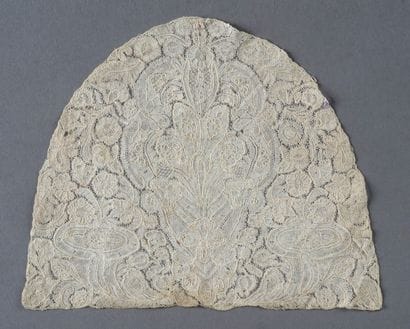 Fond de bonnet en dentelle de Bruxelles,...