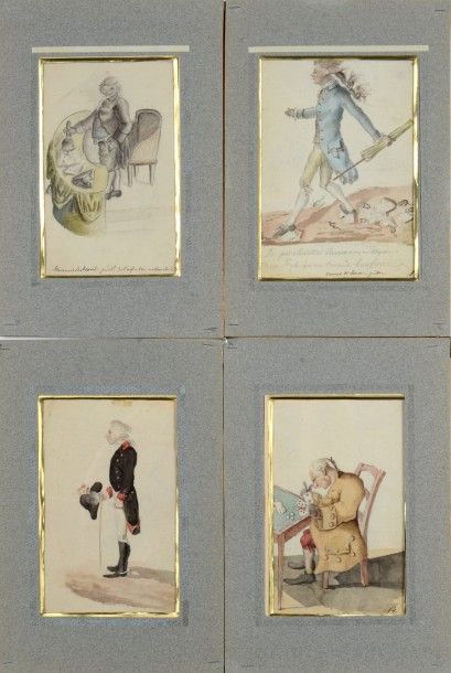 PUERARI (N.)

Ensemble de dessins satiriques...