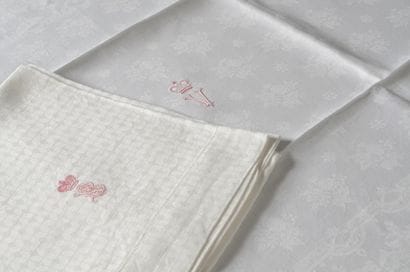 Ensemble de six serviettes de toilette en...