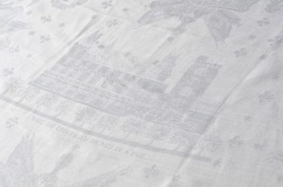 Le château de Pau, suite de trois serviettes...
