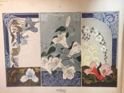 [ORNEMENT FLORAL], réunion d'albums pour...