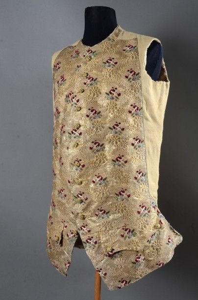 Gilet à basques d'un habit de Cour, époque...