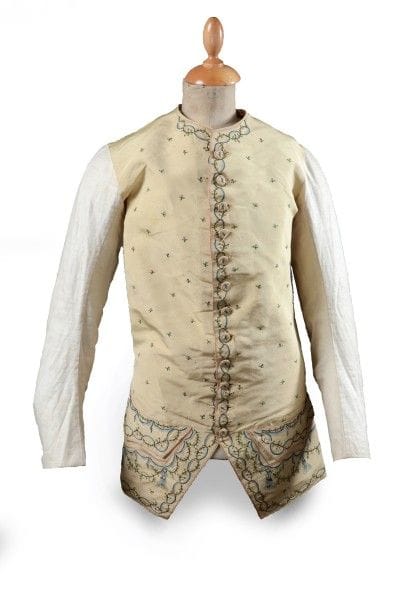 Veste d'habit à basques, époque Louis XVI,...