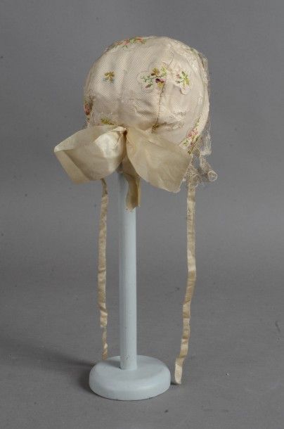 Bonnet de nourrisson, seconde moitié du XVIIIe...