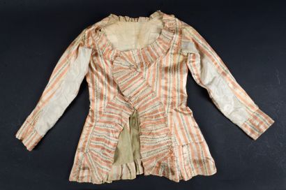 Casaquin, époque Louis XVI, mexicaine soie...