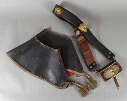 Habit et giberne d'officier d'infanterie...
