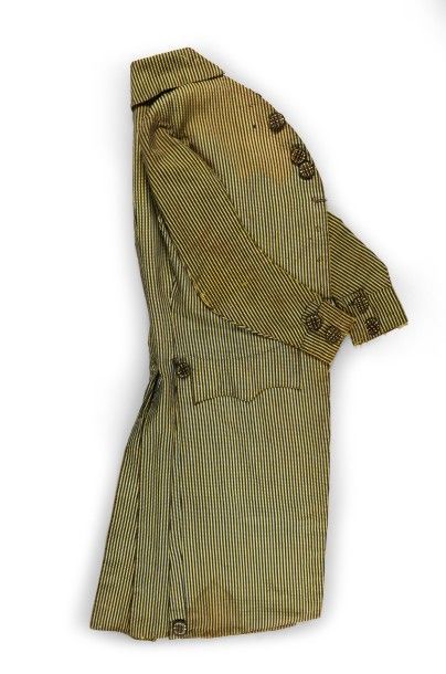 Habit d'homme, vers 1785-1790, pékin de soie...
