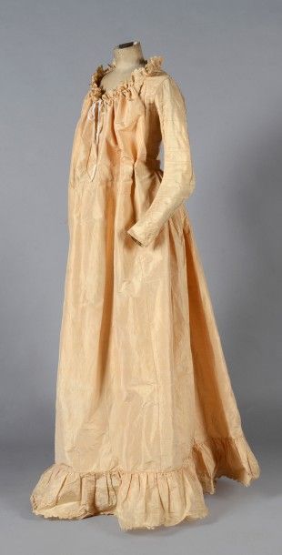 Robe de grossesse, fin du XVIIIe siècle,...