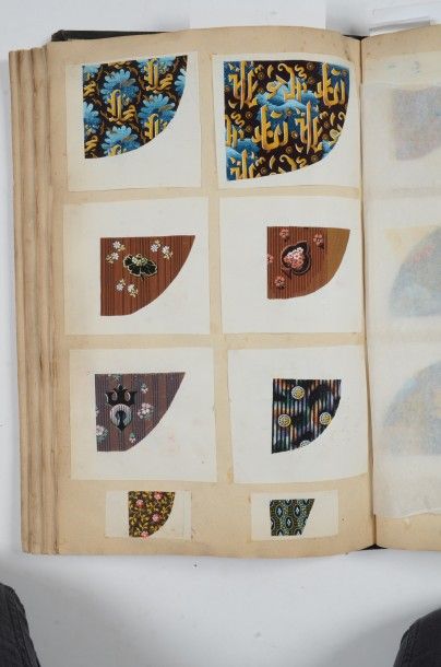 Album de maquettes gouachées pour la mode,...