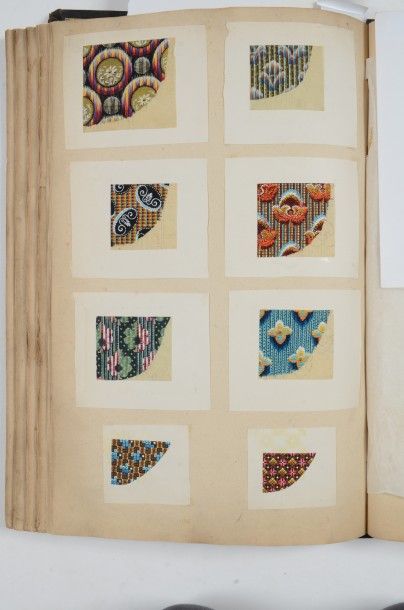 Album de maquettes gouachées pour la mode,...