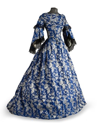 Robe de jour à transformation, vers 1850,...