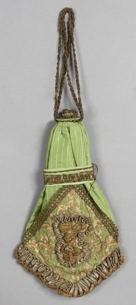 Sac du soir, vers 1910-1915, en taffetas...