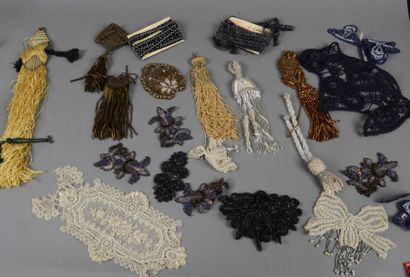 Passementerie pour robes du soir, vers 1925,...