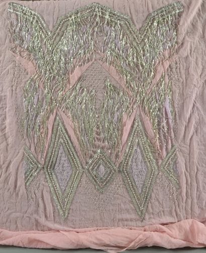 Robe du soir brodée en pièce, vers 1925,...