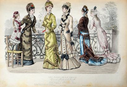 Les Modes de la Saison, 1876-1878, hebdomadaire...