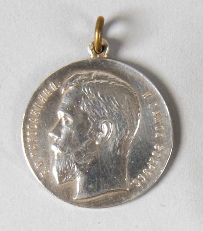 Médaille en argent « pour le zèle ». Poids...
