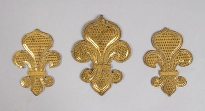 Charles X, roi de France. Ensemble de trois...