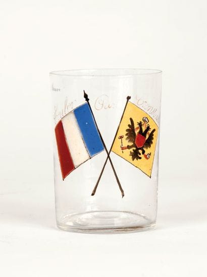 Alliance Franco-Russe. Verre commémoratif...