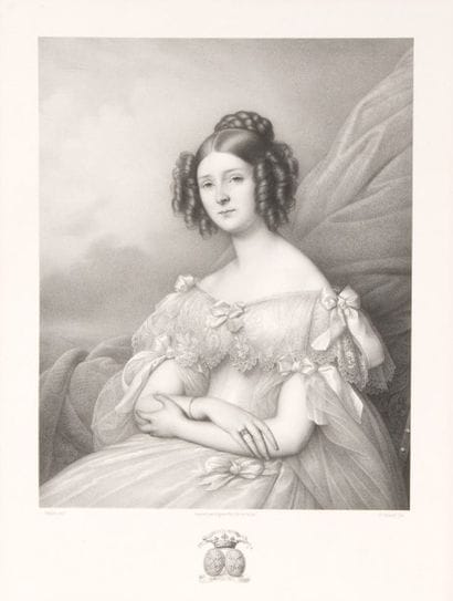 Comtesse de Clermont-Tonnerre. Portrait lithographique...