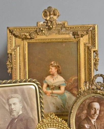 Portrait de la princesse Potocka. Huile sur...