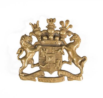 Famille Rothschild. Belle plaque ajouré en...