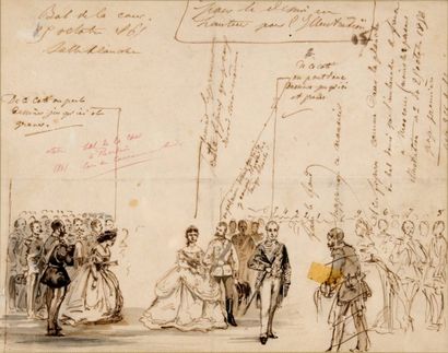 Couronnement du Roi Guillaume Ier de Prusse....
