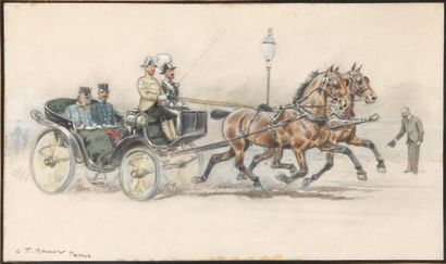 Bauer C.F. (école du XXe siècle) L'empereur...