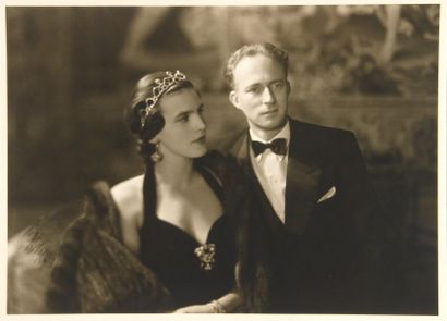 Léopold III, roi des Belges et la princesse...