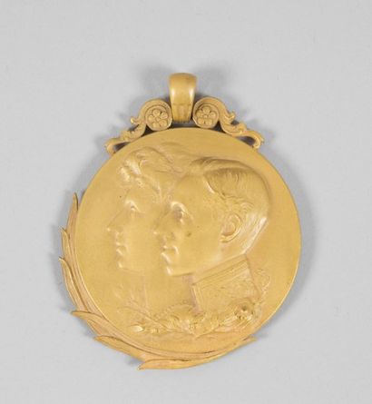 Alphonse XIII, roi d'Espagne. Belle médaille...