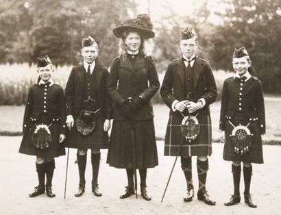 Les enfants du roi George V. Portrait photographique...