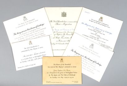 Elisabeth II, reine de Grande-Bretagne. Carton...