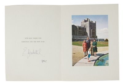 Elisabeth II, reine de Grande-Bretagne, carte...