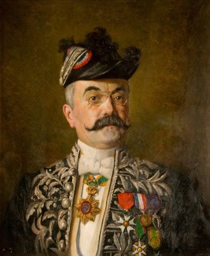 Ecole Française du XXe siècle.
Portrait de...