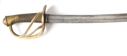 Sabre de troupe modèle 1822. Lame datée Manufacture...