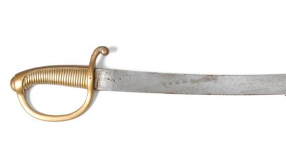 Sabre briquet d'infanterie. Lame datée 1812....