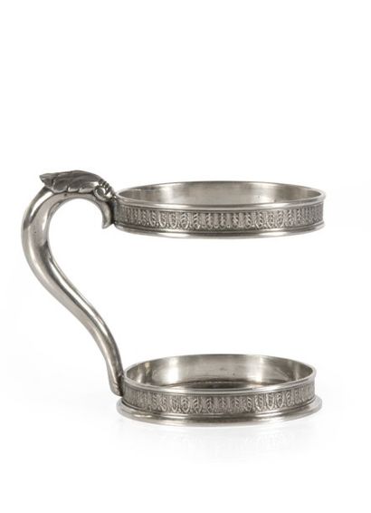 Pelle à sel en argent, gravé du monogramme...