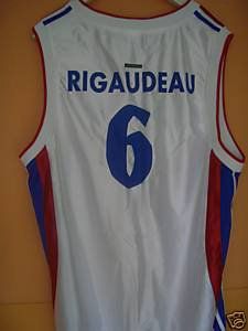 Maillot officiel porté par Antoine Rigaudeau...