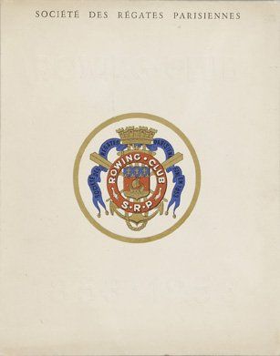 Plaquette 'Rowing - Club' 1853-1953 des Sociétés...