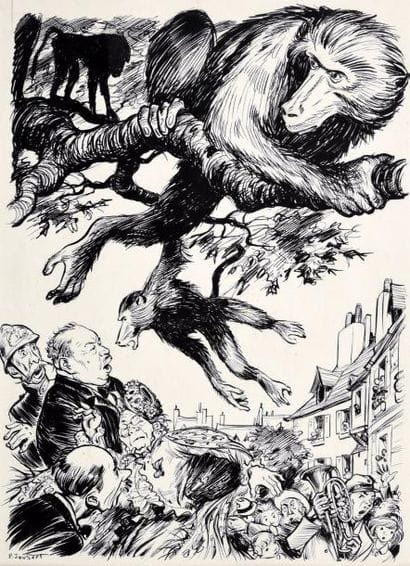 JOUBERT, Pierre

L'ATTAQUE DES SINGES.
Encre...
