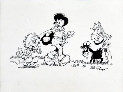 PEYO (Pierre Culliford dit)

JOHAN ET PIRLOUIT.
Encre...