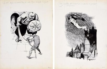 Pichard, Georges

Quatre illustration à l'encre...