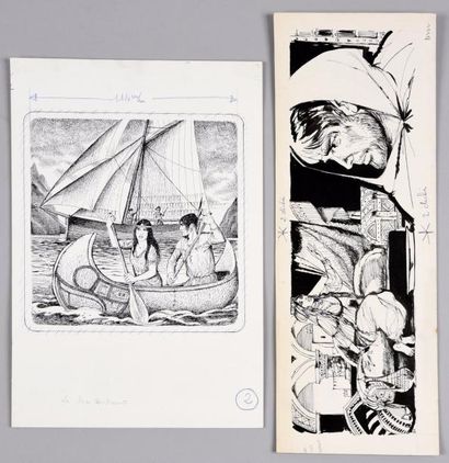 Pichard, Georges

Quatre illustration à l'encre...