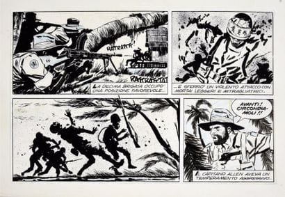 PRATT, HUGO

Ernie Pike. Mystère à Burma.
Encre...