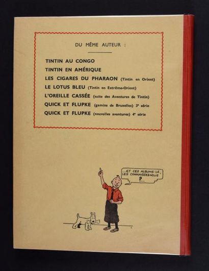 HERGÉ

Tintin 07. L'île Noire.
La Collection...