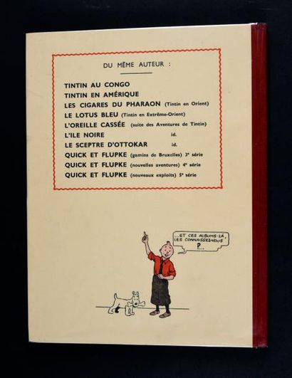 HERGÉ

Tintin 09. Le Crabe aux pinces d'or.
Edition...