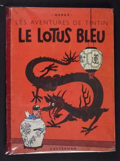 HERGÉ

TINTIN 05.
Le lotus bleu. B1 1946....