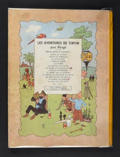 HERGÉ

TINTIN 15.
Au pays de l'Or Noir. B4....
