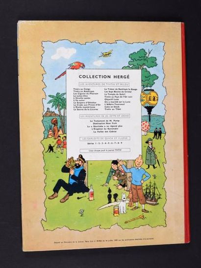 HERGÉ

TINTIN 20.
TINTIN AU TIBET. EO Edition...
